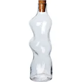 Ferm Living Flasche Dimple clear