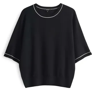 Opus Damen Pullover | Feinstrickpullover PREPI Regular aus Viskose Mix Black, 38 - 38