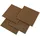 [neu.holz] Akustik-Wandpaneel Vang Teakoptik 4 St. 60 x 60 cm