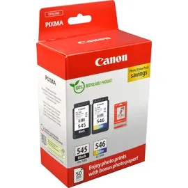 Canon PG-545 schwarz + CL-546 CMY 8287B008
