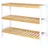 tavora Bambusregal 70 x 26 x 55 cm Natur/Weiß