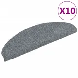 vidaXL Stufenmatte 65 x 21 cm Hellgrau