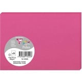 Clairefontaine 1324C Packung mit 25 Karten Pollen in Format C6, 110 x 155mm, 210g, fuchsia