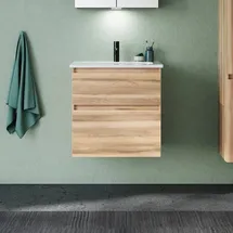 Burgbad Waschtischunterschrank 2 Auszüge 63 x 41,5 x 62,2 cm Eiche