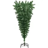 vidaXL Künstlicher Weihnachtsbaum mit Ständer Umgekehrt Grün 120 cm