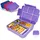 luxuskollektion Brotdose Kinder mit Fächern 1300ml Auslaufsicher Lunchbox Vesperdose