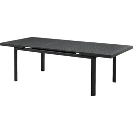vente-unique Nauru Garten-Essgruppe ausziehbar 180/240 cm grau