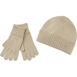 LAURA SCOTT Strickmütze in taupe melange), | Gr.: onesize