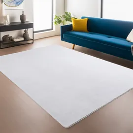 Ayyildiz Kurzflorteppich Joy 1400 Weiß 160 cm x 220 cm
