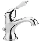 Waschtischarmatur Chrom Retro, Vintage Wasserhahn, Mischbatterie