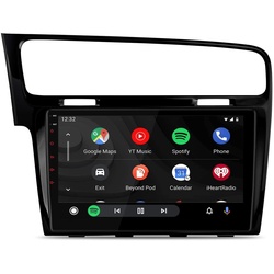 GABITECH 10″ Android 11 Autoradio GPS Navi Wifi Bluetooth MP5 für VW Golf 7 Autoradio (FM, AM, RDS, FM/AM Tuner inkl. RDS) schwarz