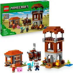 LEGO® Konstruktionsspielsteine »Ein Verwüster am Plünderer-Außenposten (21278), LEGO Minecraft«, (665 St.), Made in Europe LEGO® bunt