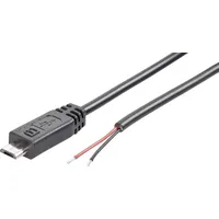 BKL Electronic Konfektionierter Micro USB-B Stecker mit offenem Kabelende