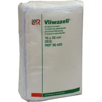 Lohmann & Rauscher Vliwazell Saugkompressen 15 x 25 cm 25 St