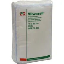 Lohmann & Rauscher Vliwazell Saugkompressen 15 x 25 cm 25 St