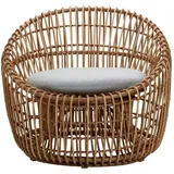 Cane-Line Gartensessel Nest 90 x 80 84 cm Polyrattan Beige