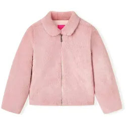 Kindermantel Kunstpelz Rosa 92