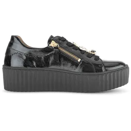 Gabor Sneaker Low Damen Schwarz/Gold 39