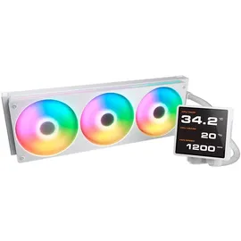 Cougar CPU Wasserkühlung Poseidon Vistek Pro 360,ARGB,Weiß