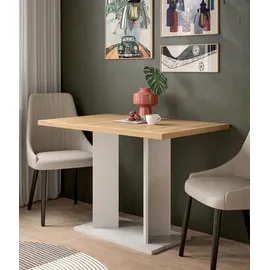 xonox.home Gustav 110 x 76 x 70 cm weiß/Artisan Eiche Nachbildung