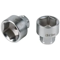 KS Tools 11 mm Durchgangs-Stecknuss, 13 mm