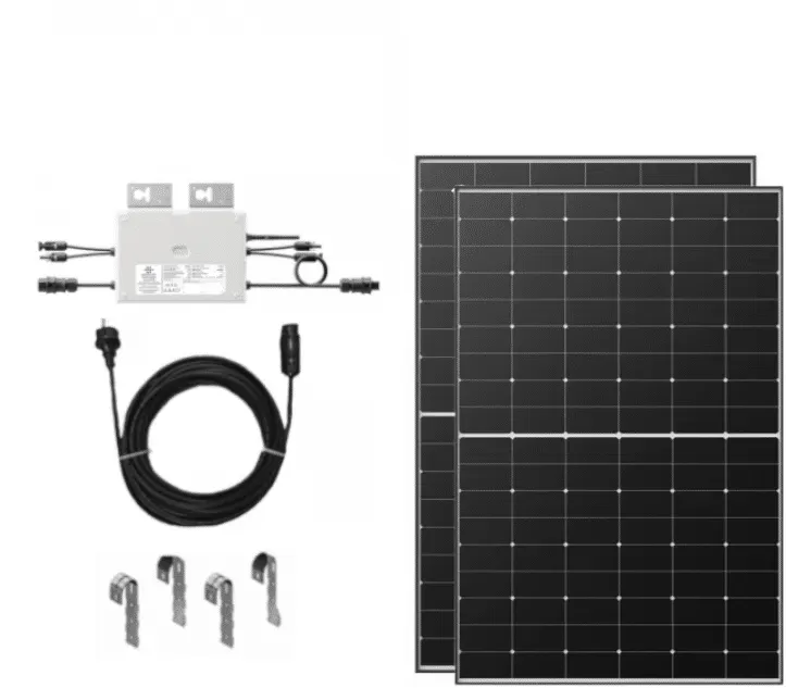 Balkonkraftwerk 800W Balkonhalterung (runde senkrechte Sprossen)