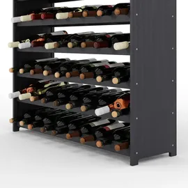 LENMAR RW-3 Weinregal 172 x 72 x 26,5 cm Anthrazit