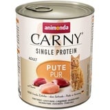 animonda ¦ CARNY Single Protein Adult - Pute Pur -  6 x 800 g ¦ nasses Katzenfut