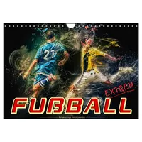 Calvendo Fußball - extrem (Wandkalender 2026 DIN A4 quer),