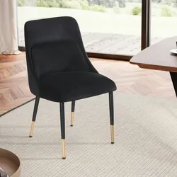 FineBuy Esszimmerstuhl Samt Küchenstuhl Schalenstuhl Modern Gepolstert Stoff