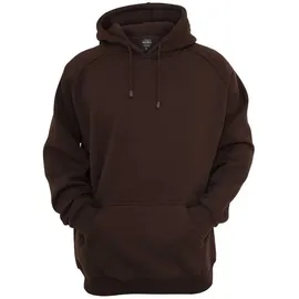 URBAN CLASSICS Blank Kapuzenpullover Brown 5XL