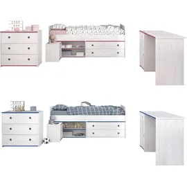 Parisot Kinderzimmer-Set 4-tlg. SMOOZY Weiß