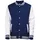Just Hoods by AWDiS Varsity Jacke Oxford Navy/White XS