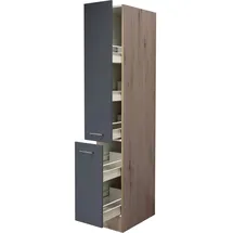 Flex-Well Apothekerschrank Tiago 30 x 57 x 200 cm Basaltgrau