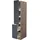 Flex-Well Apothekerschrank Tiago 30 x 57 x 200 cm Basaltgrau