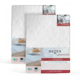 Setex Matratzenauflage wasserdicht 70 x 90 cm weiß
