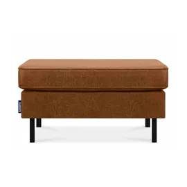 Konsimo Hocker Invia Leder 93 x 48 cm Rot