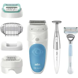 Braun Silk-épil 5 5-810 Blau/Weiß