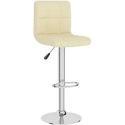 vidaXL Barhocker Creme Stoff