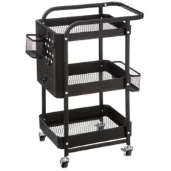 Schwarzer Metalltrolley Schwarz BR2