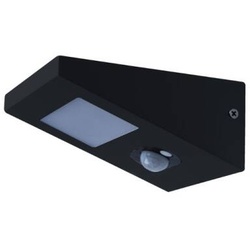 Solar LED Wandleuchte mit Sensor FIONA 170lm warmweiß IP54 Aluminium