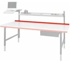 Rocholz Rückwandbord SYSTEM 1600 1600x40x40 mm