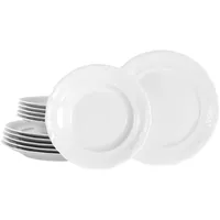 CreaTable Frederike Tafelservice 12-tlg. weiß