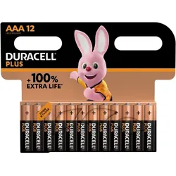 Duracell Plus AAA (MN2400/LR3) 12er Blister