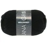 Lana Grossa Strickwolle Meilenweit Schwarz 50 g