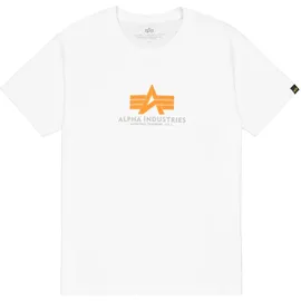 Alpha Industries Basic Rubber Kurzarm-T-Shirt White M