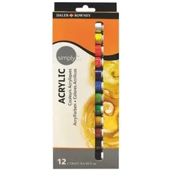 Acrylfarbe, 12x12ml