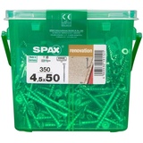 SPAX Verlegeschrauben 4.5 x 50 mm TX 20 - 350 Stk.