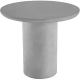 Tectake Talmi Gartentisch Ø 86,5 x 75,5 cm Grau