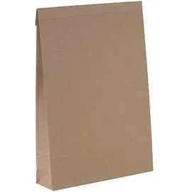 Flexipak Faltentaschen classic eco Doppelfixverschluss ca. DIN B4 ohne Fenster natur mit 7,0 cm Falte, 300 St.